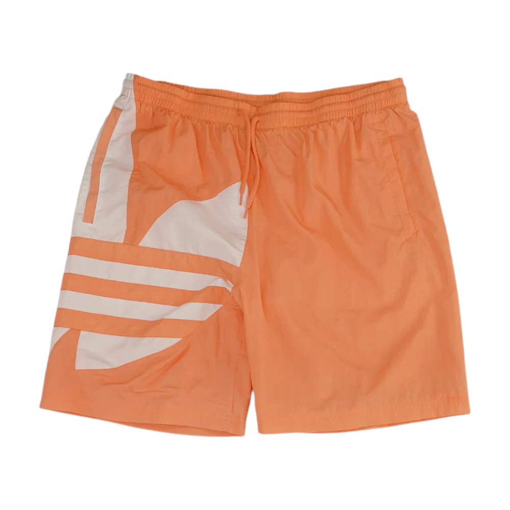 Coral Color Block Swim Bottom