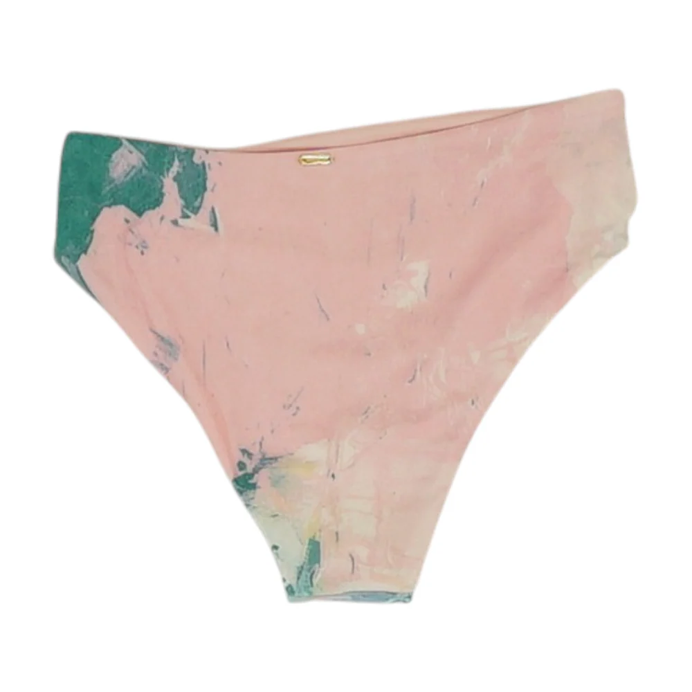Pink Abstract Swim Bottom - Image 2