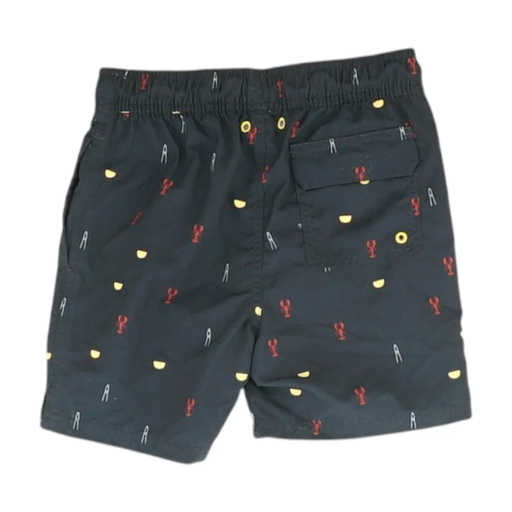 Navy Graphic Swim Bottom - Image 2