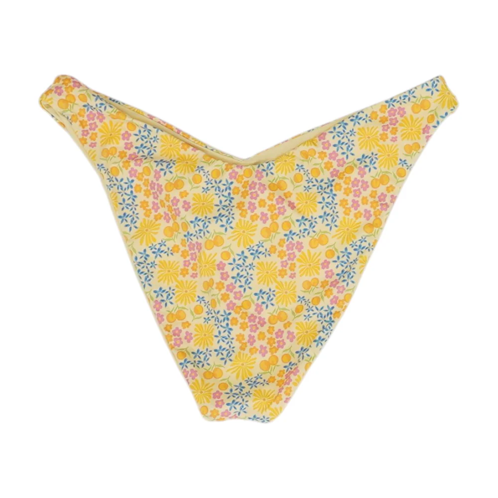 Yellow Floral Swim Bottom - Image 2