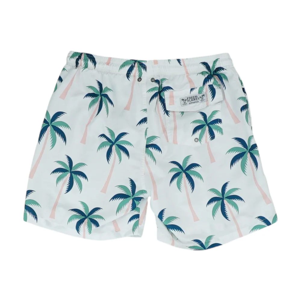 White Tropical Swim Bottom - Image 2