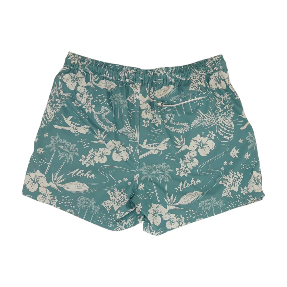 Green Graphic Swim Bottom - Image 2