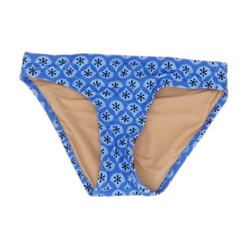 Blue Abstract Swim Bottom