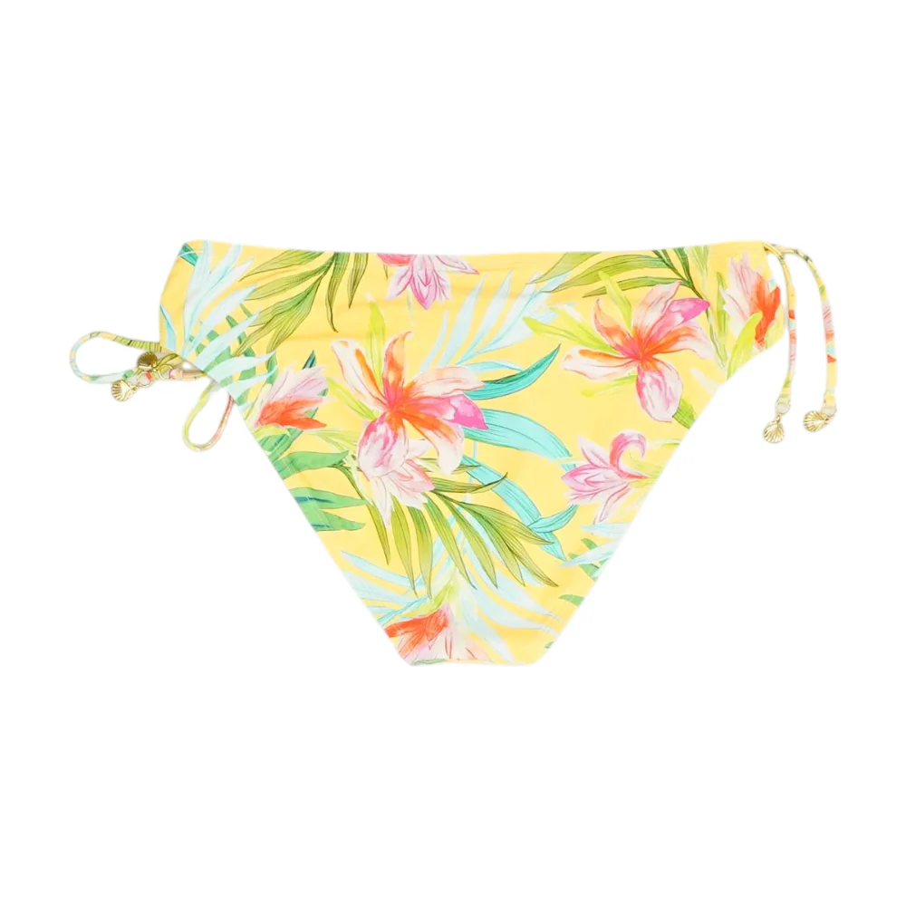 Yellow Floral Swim Bottom - Image 2