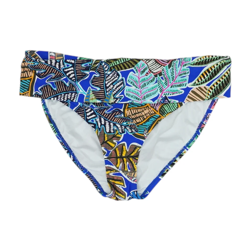 Blue Abstract Swim Bottom