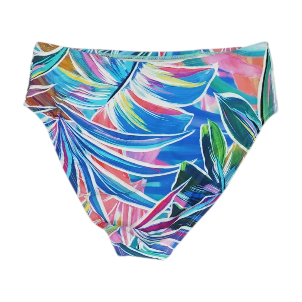 Blue Abstract Swim Bottom - Image 2