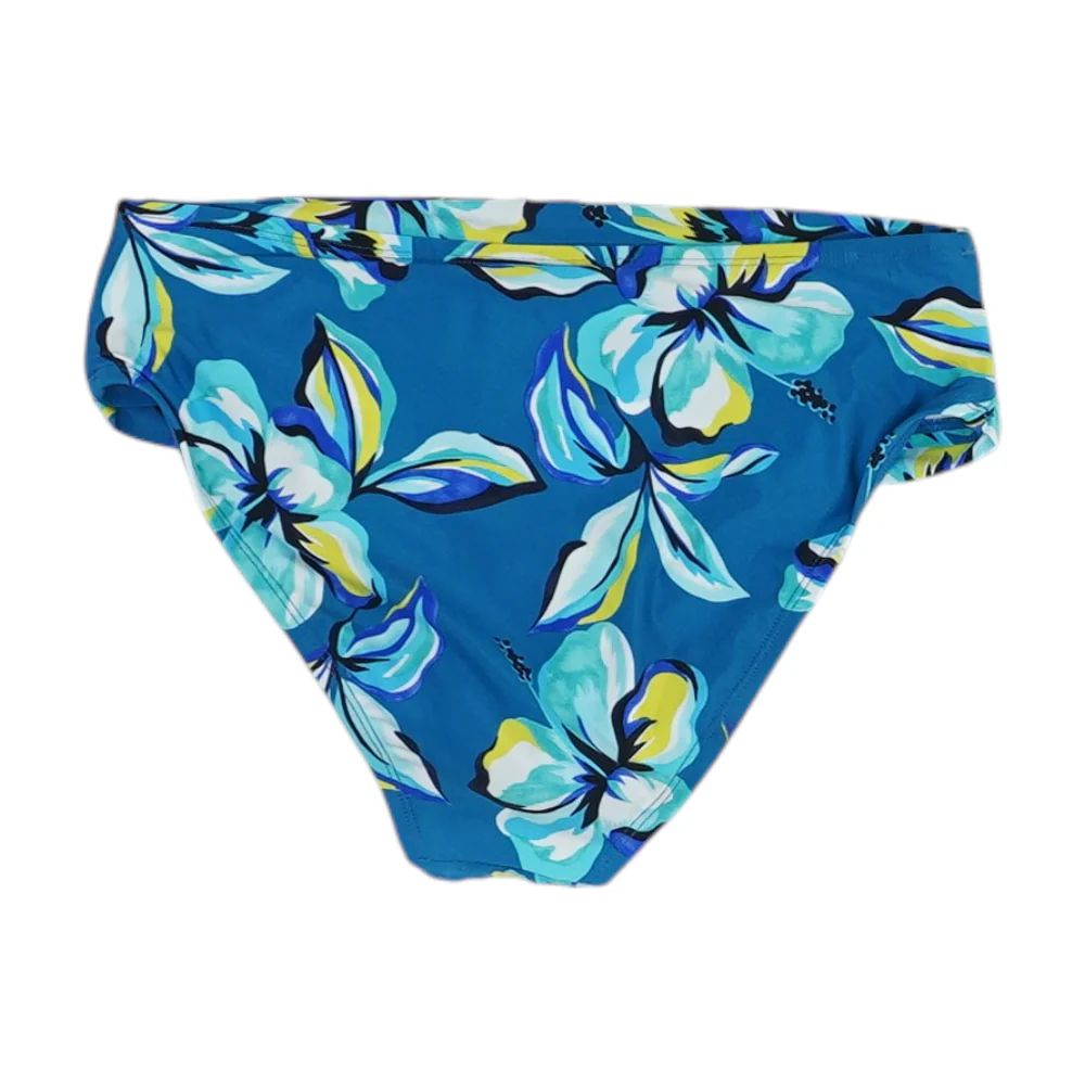 Blue Floral Swim Bottom - Image 2
