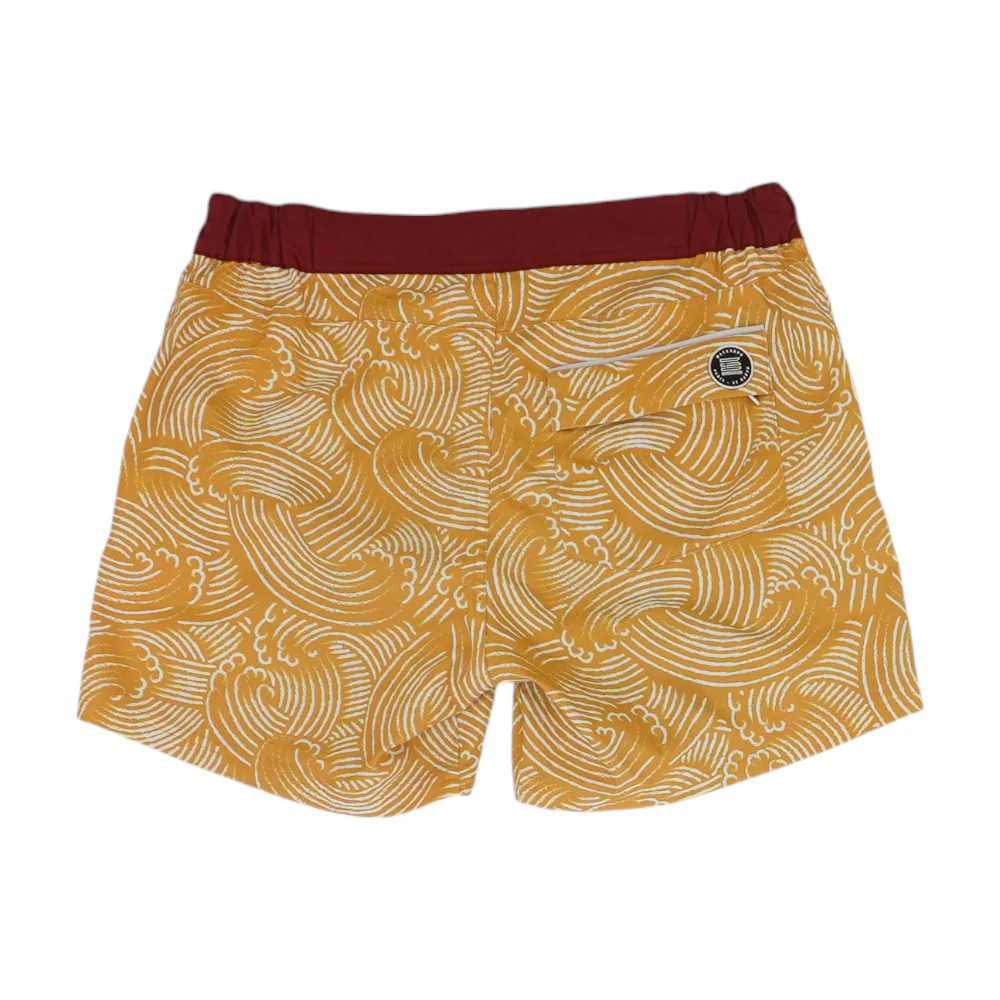 Yellow Abstract Swim Bottom - Image 2