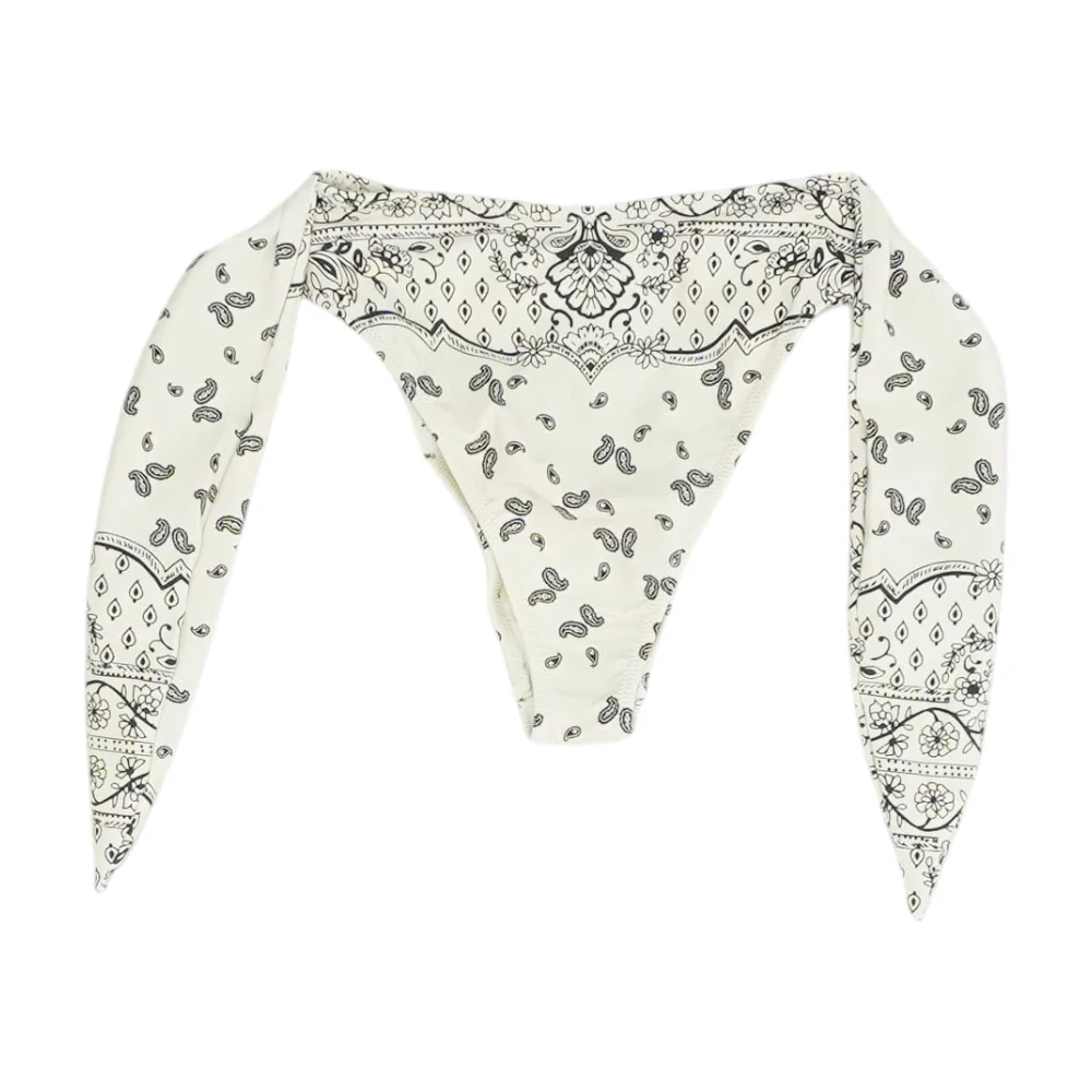 Ivory Paisley Swim Bottom