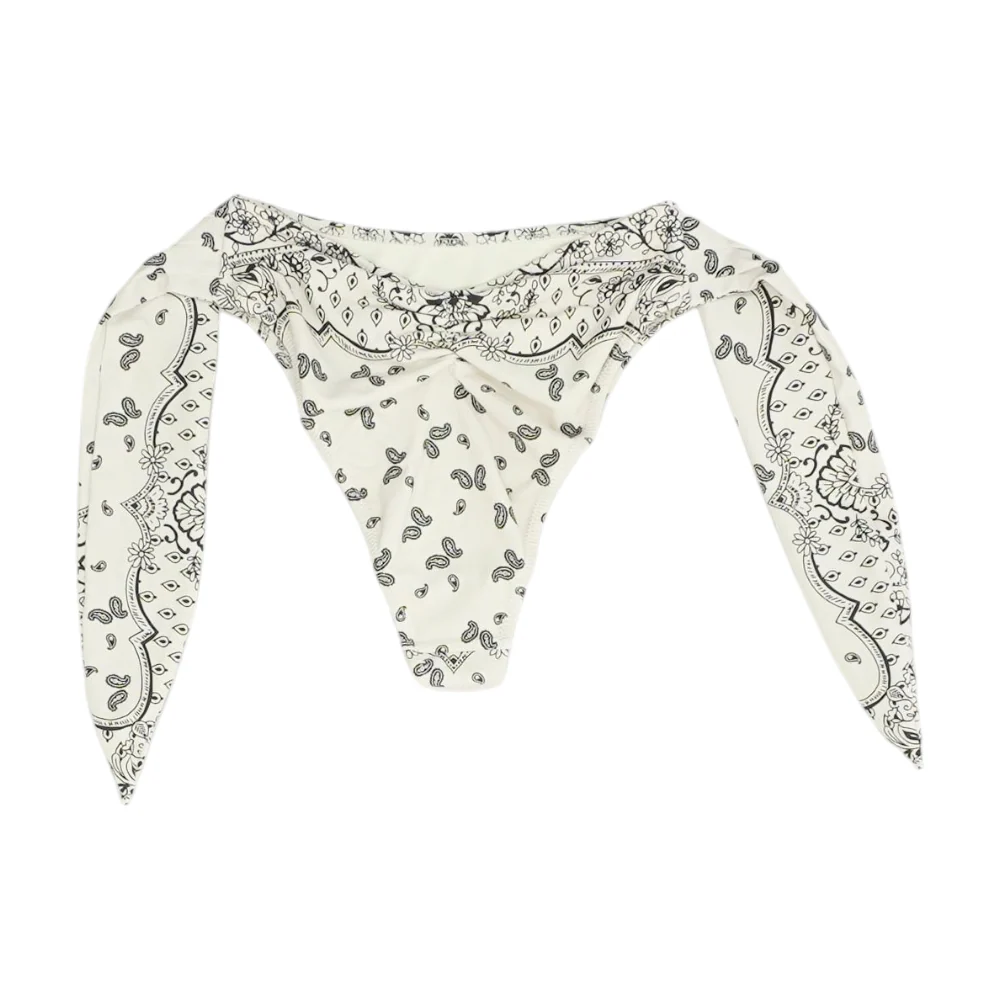 Ivory Paisley Swim Bottom - Image 2
