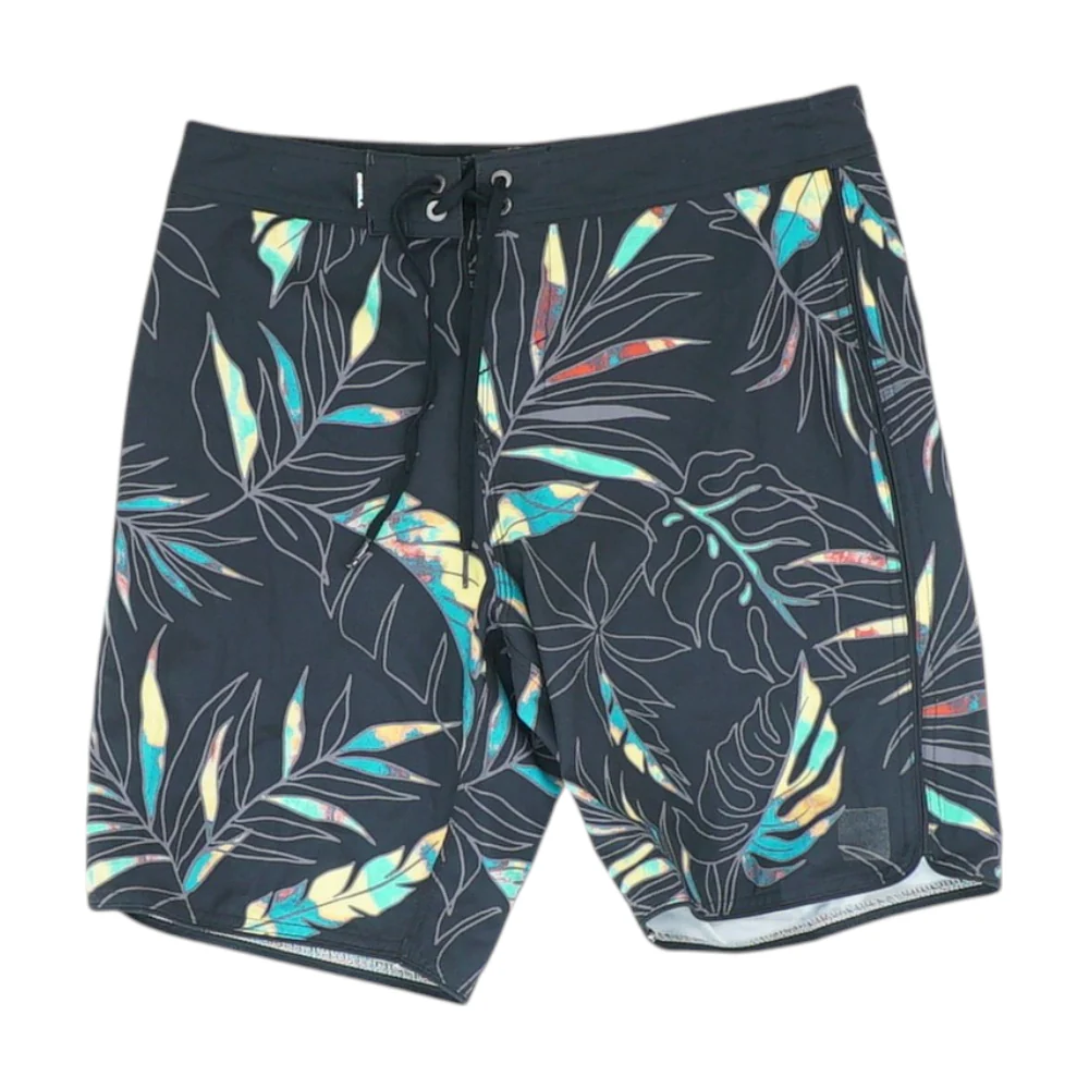 Black Striped Swim Bottom