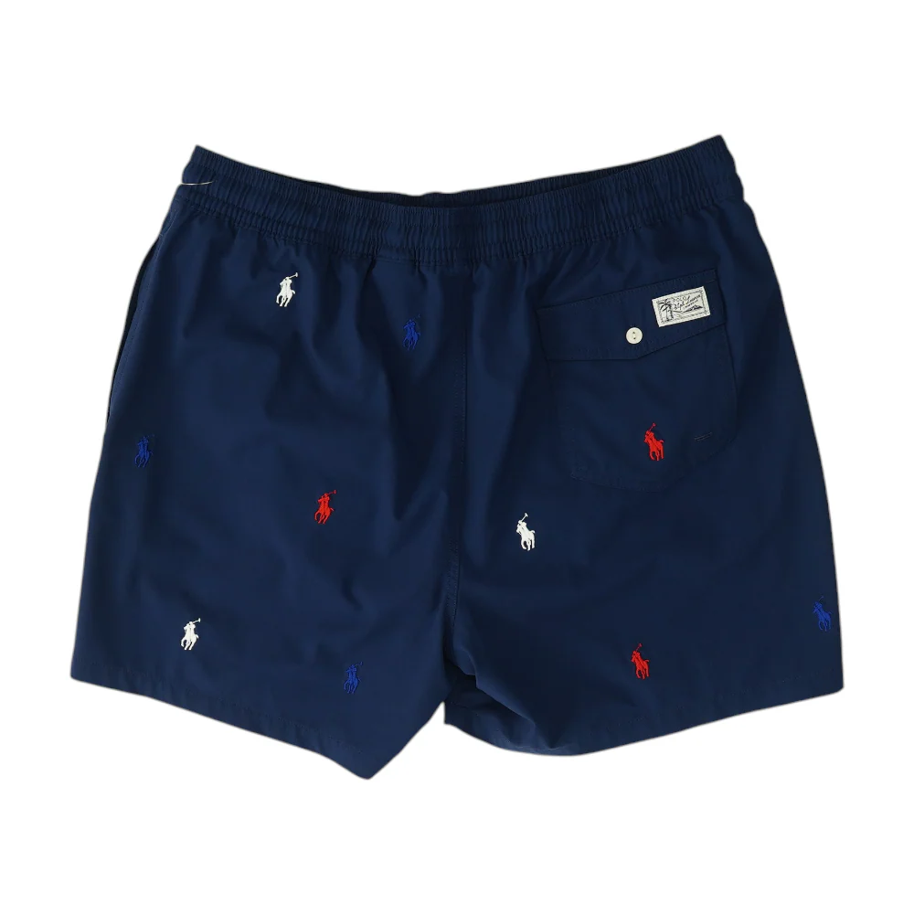 Navy Print Swim Bottom - Image 2