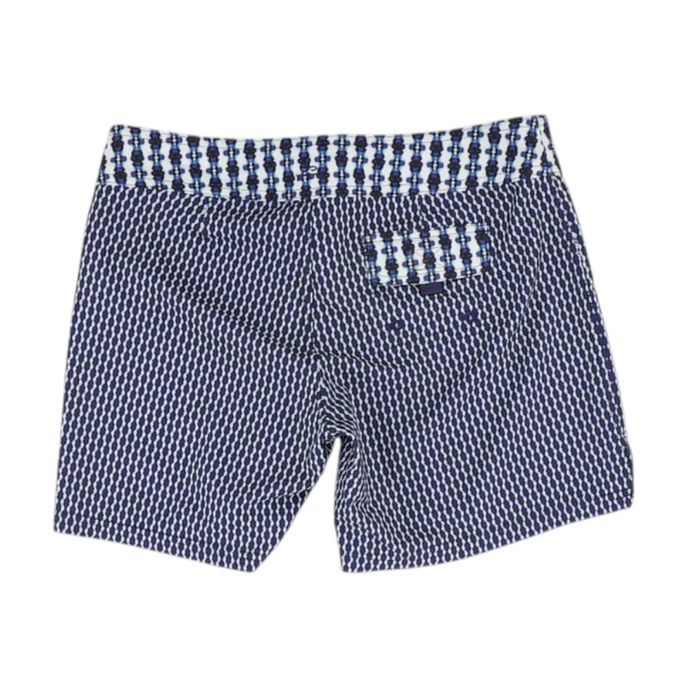 Navy Abstract Swim Bottom - Image 2