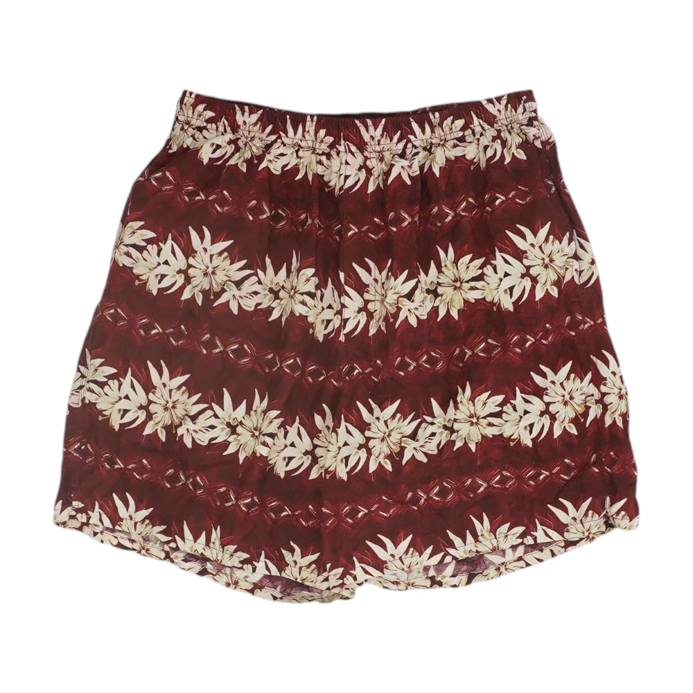 Red Floral Swim Bottom