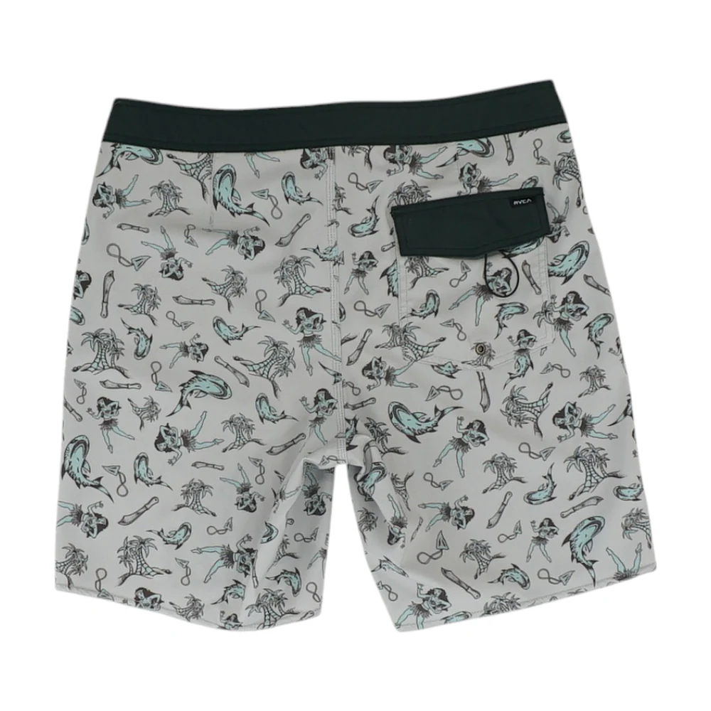 Gray Graphic Swim Bottom - Image 2