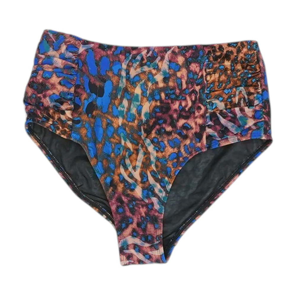Multi Animal Print Swim Bottom