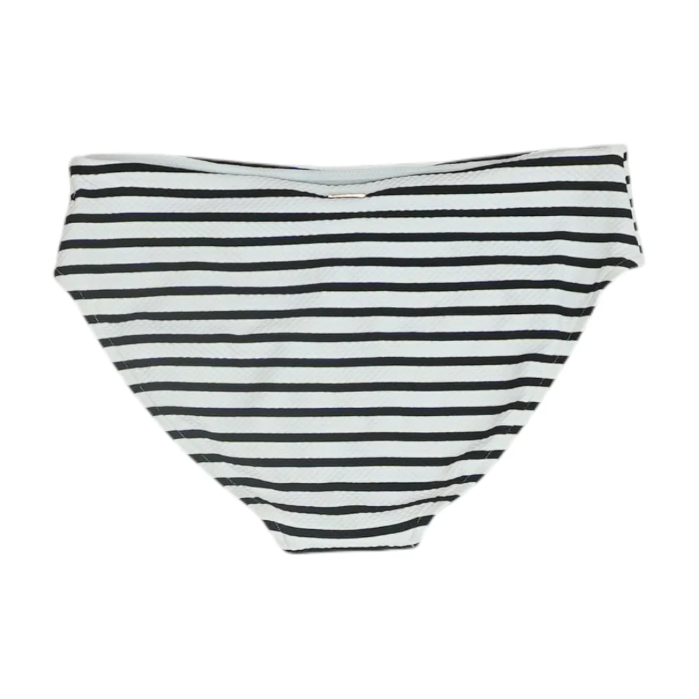 White Striped Swim Bottom - Image 2