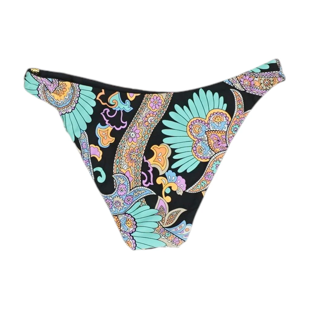 Black Abstract Swim Bottom - Image 2
