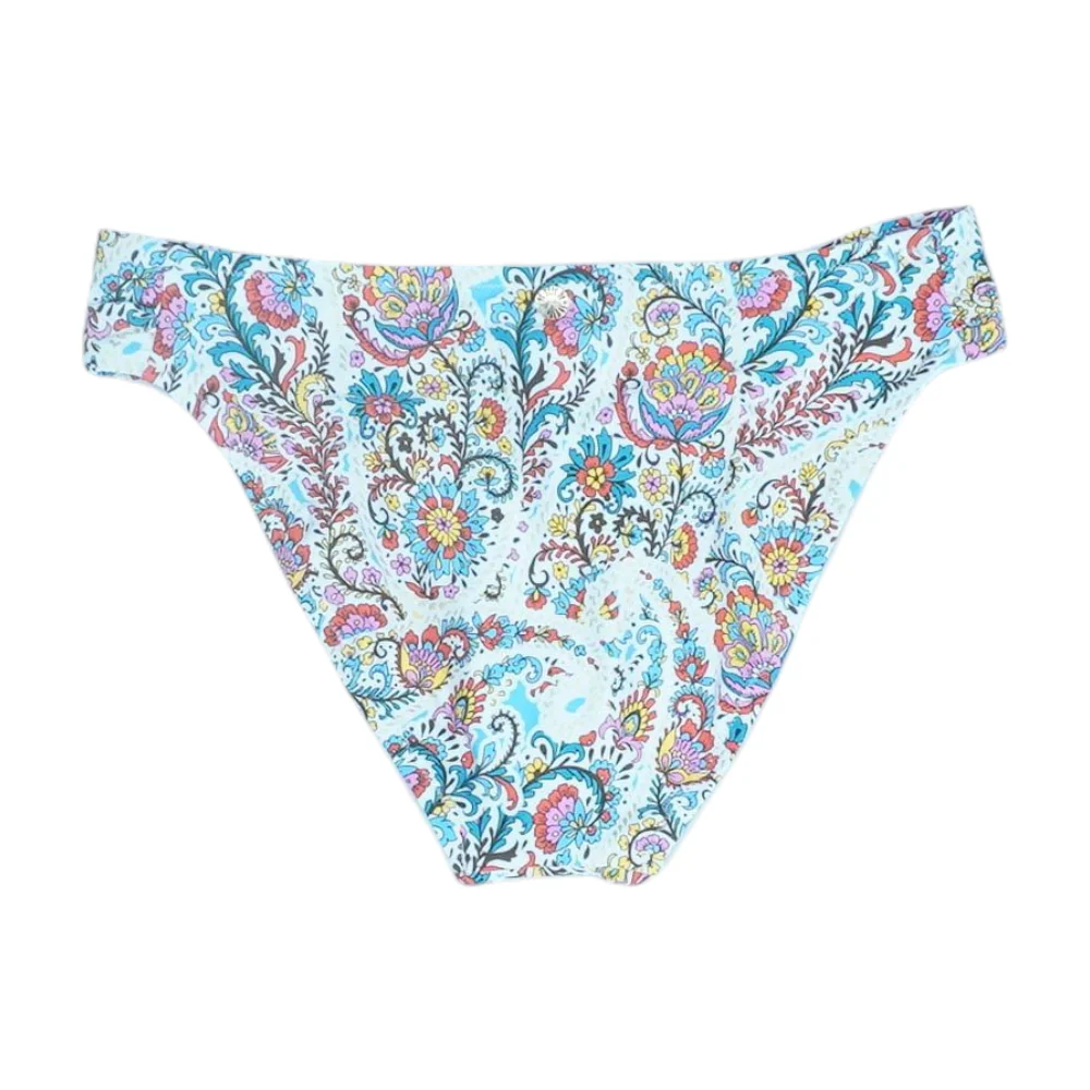 White Floral Swim Bottom - Image 2