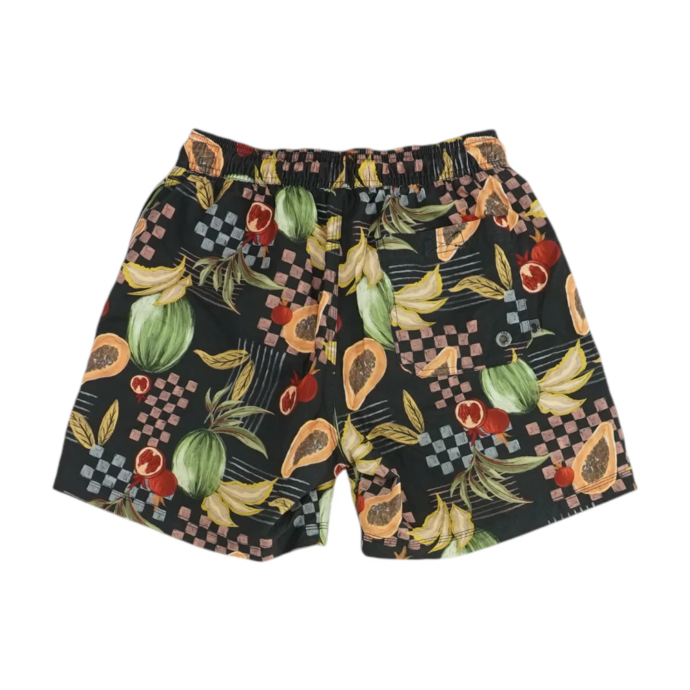 Black Graphic Swim Bottom - Image 2