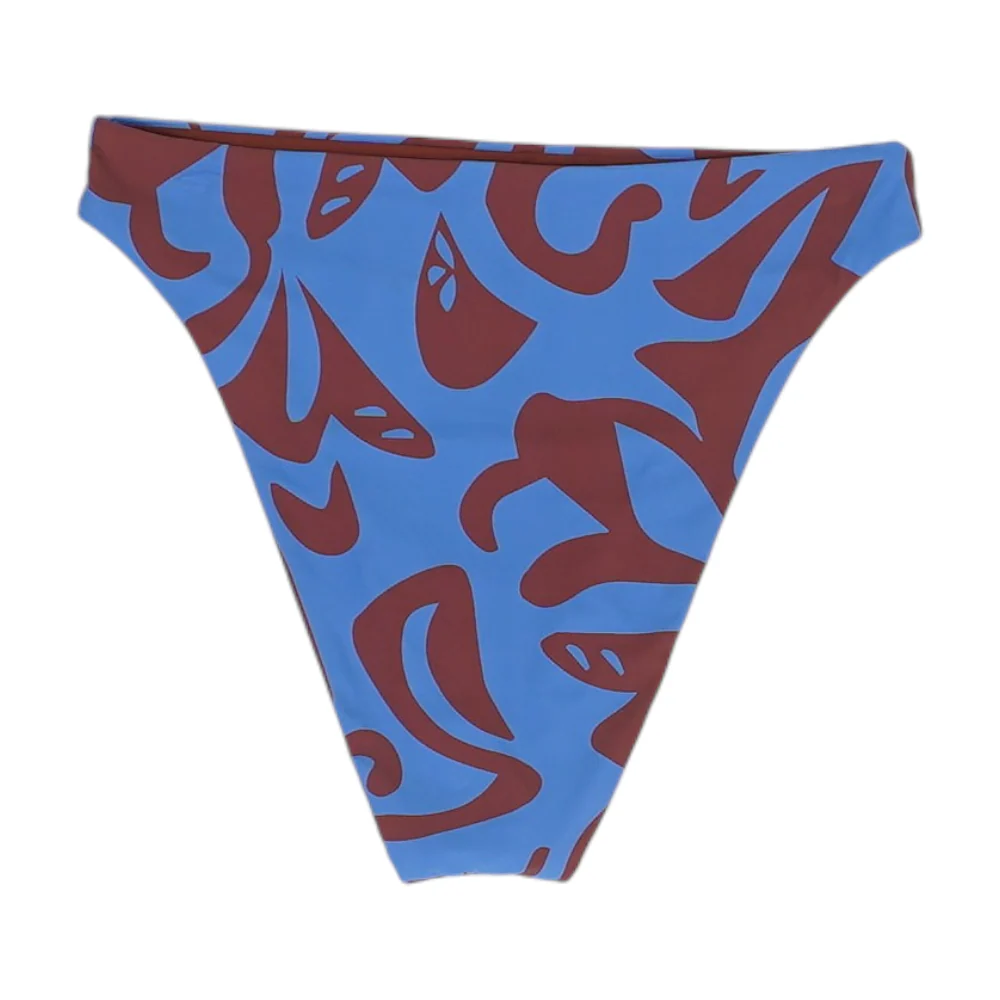 Brown Floral Swim Bottom - Image 2