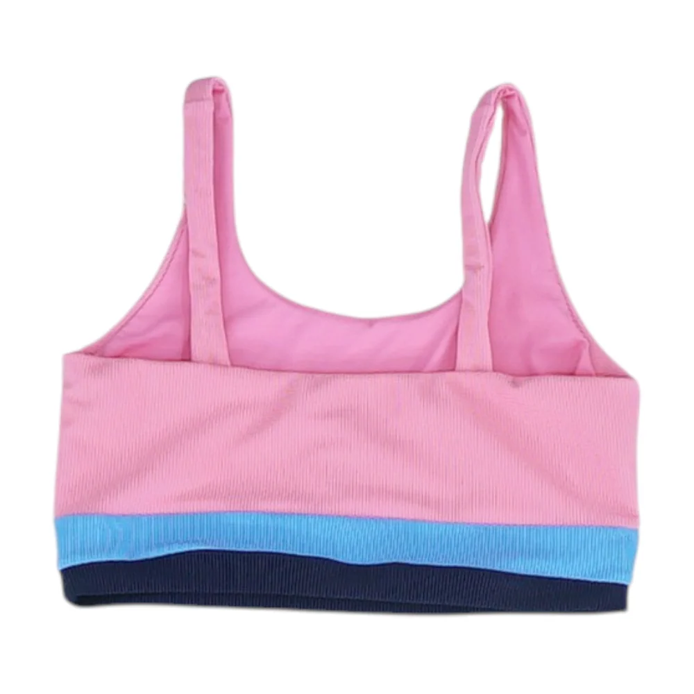 Pink Color Block Swim Top - Image 2