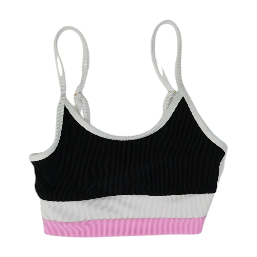 Multi Color Block Swim Top