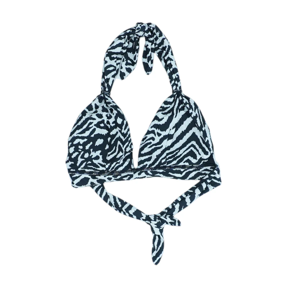 Beige Animal Print Swim Top - Image 2