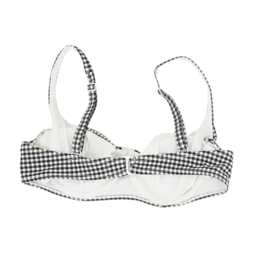 Black Check Swim Top - Image 2
