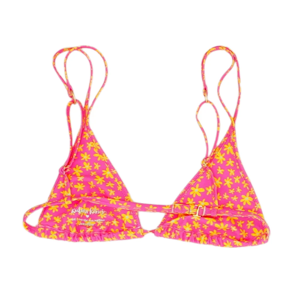 Pink Floral Swim Top - Image 2