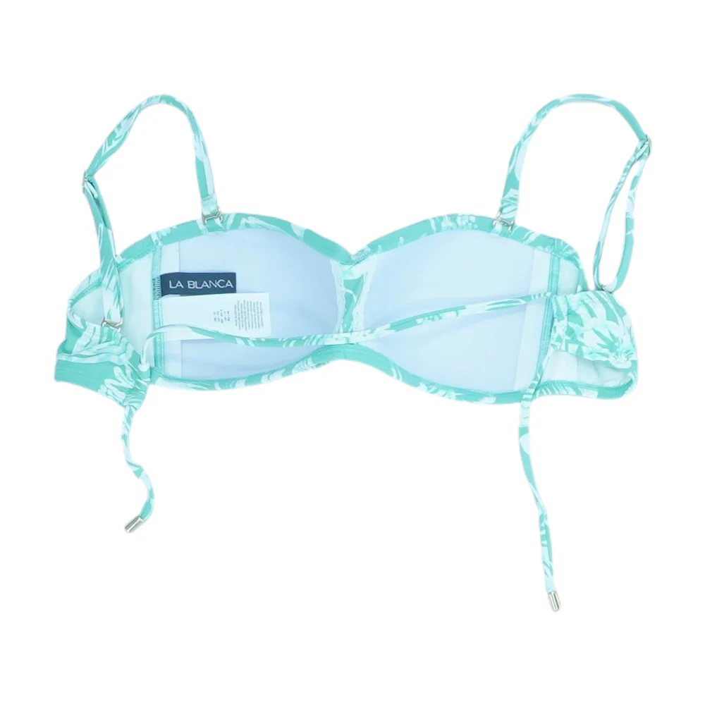 Green Tropical Swim Top - Image 2