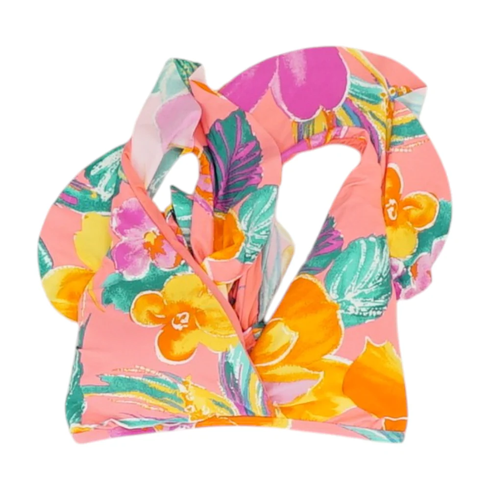Multi Abstract Swim Top