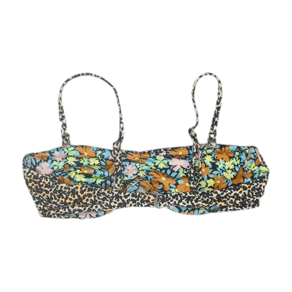 Tan Animal Print Swim Top - Image 2