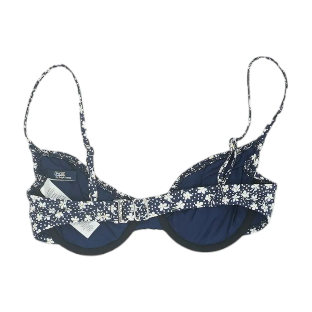 Navy Floral Swim Top - Image 2