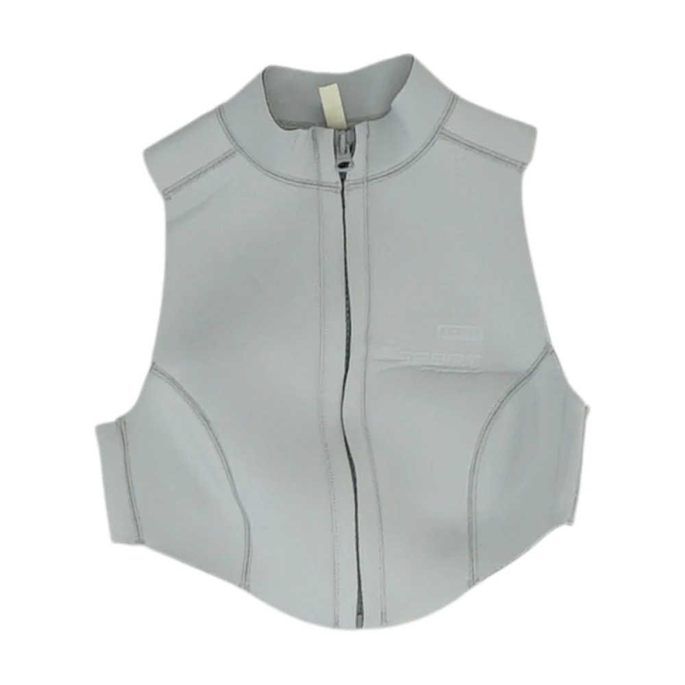 Gray Swim Top