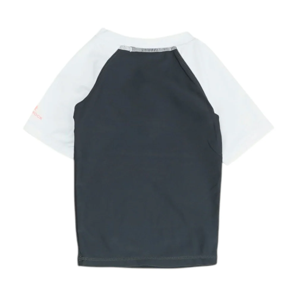 Gray Color Block Swim Top - Image 2
