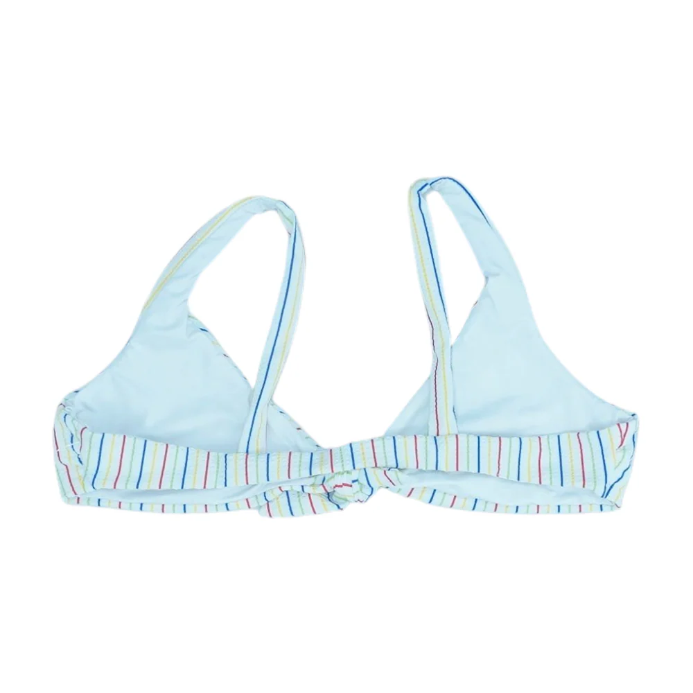 White Striped Swim Top - Image 2