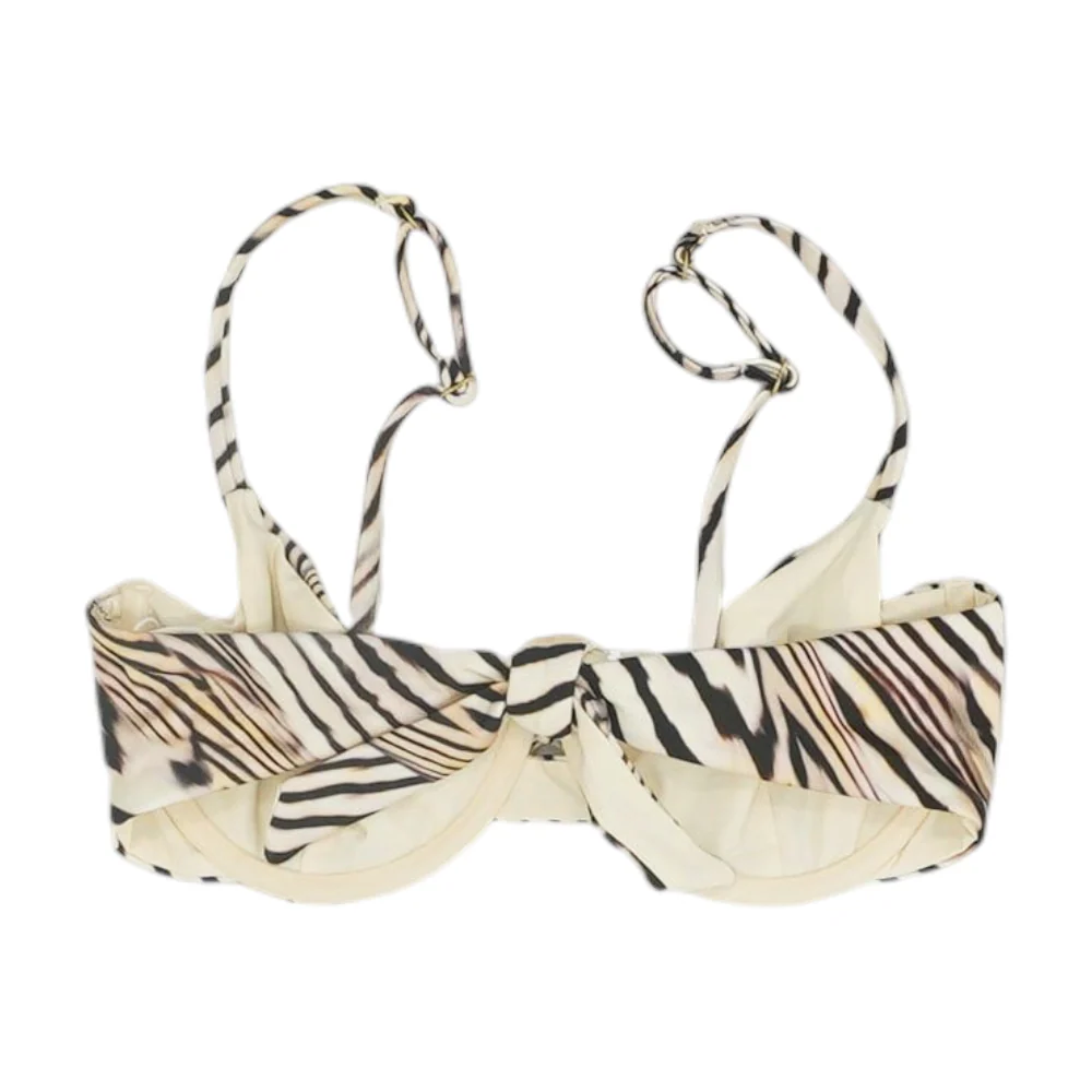 Beige Animal Print Swim Top - Image 2