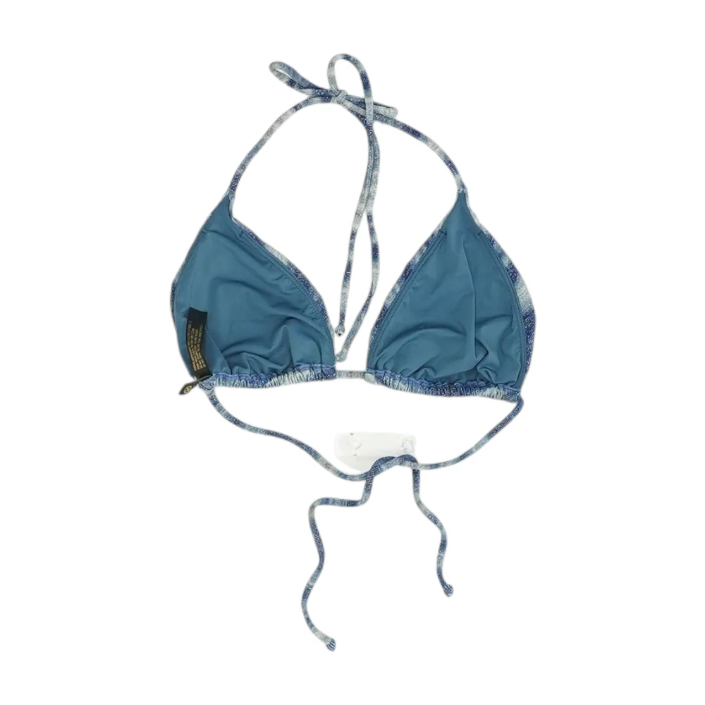 Blue Abstract Swim Top - Image 2