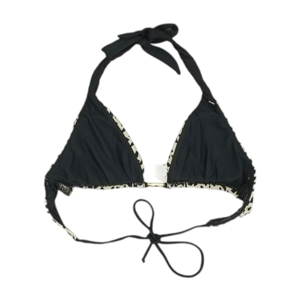 Black Abstract Swim Top - Image 2