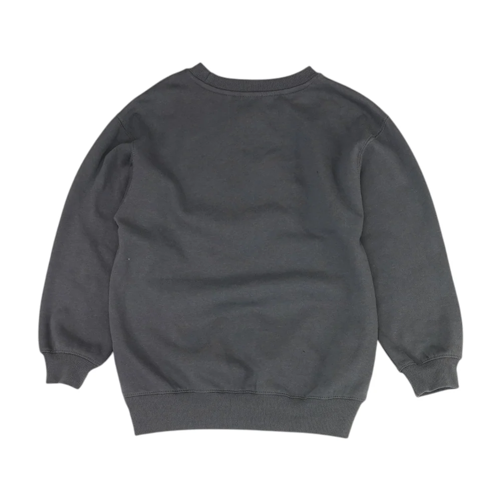 Gray Graphic Sweatshirt Pullover - Image 2