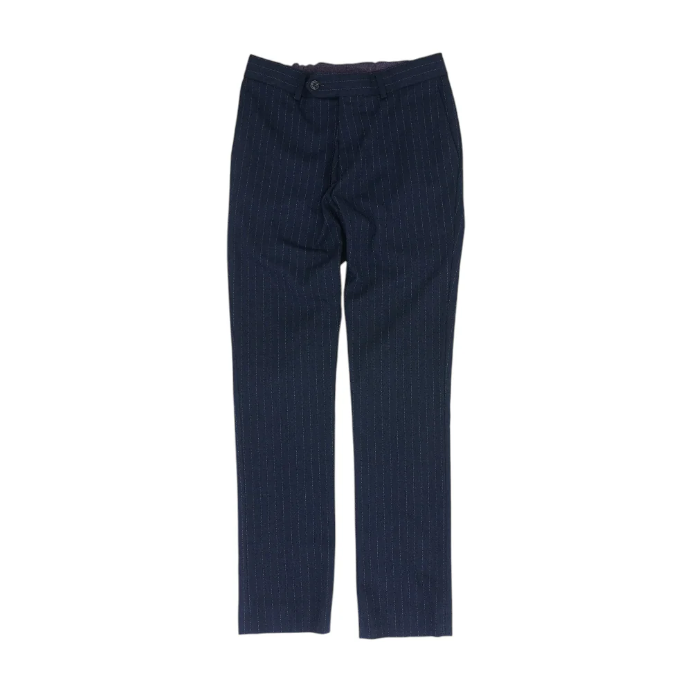 Navy Striped Dress Pants
