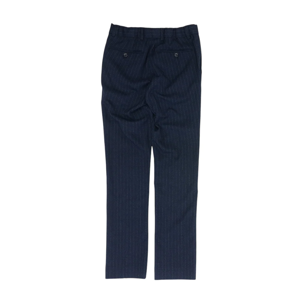 Navy Striped Dress Pants - Image 2