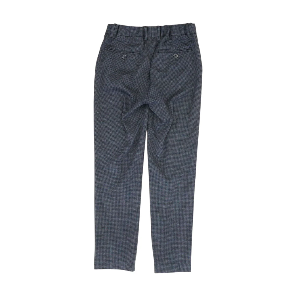 Navy Check Dress Pants - Image 2