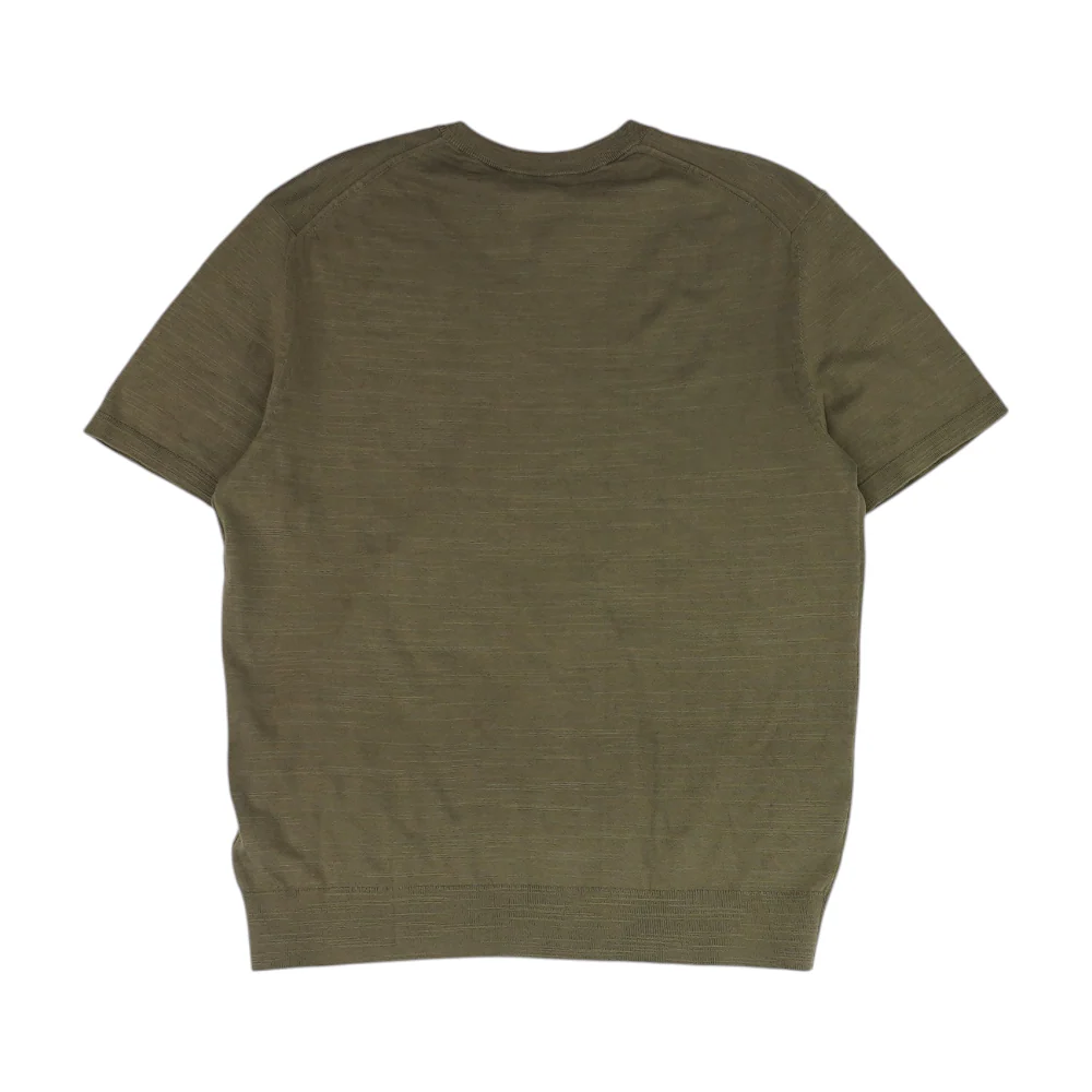 Green Solid T-Shirt - Image 2