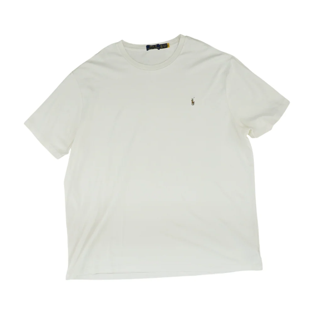 White Big & Tall Solid T-Shirt