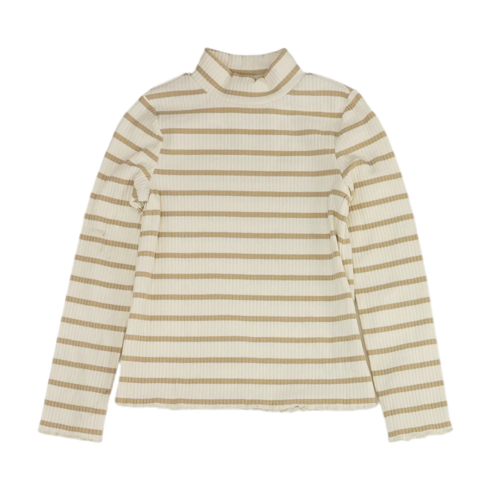 Beige Striped T-Shirt
