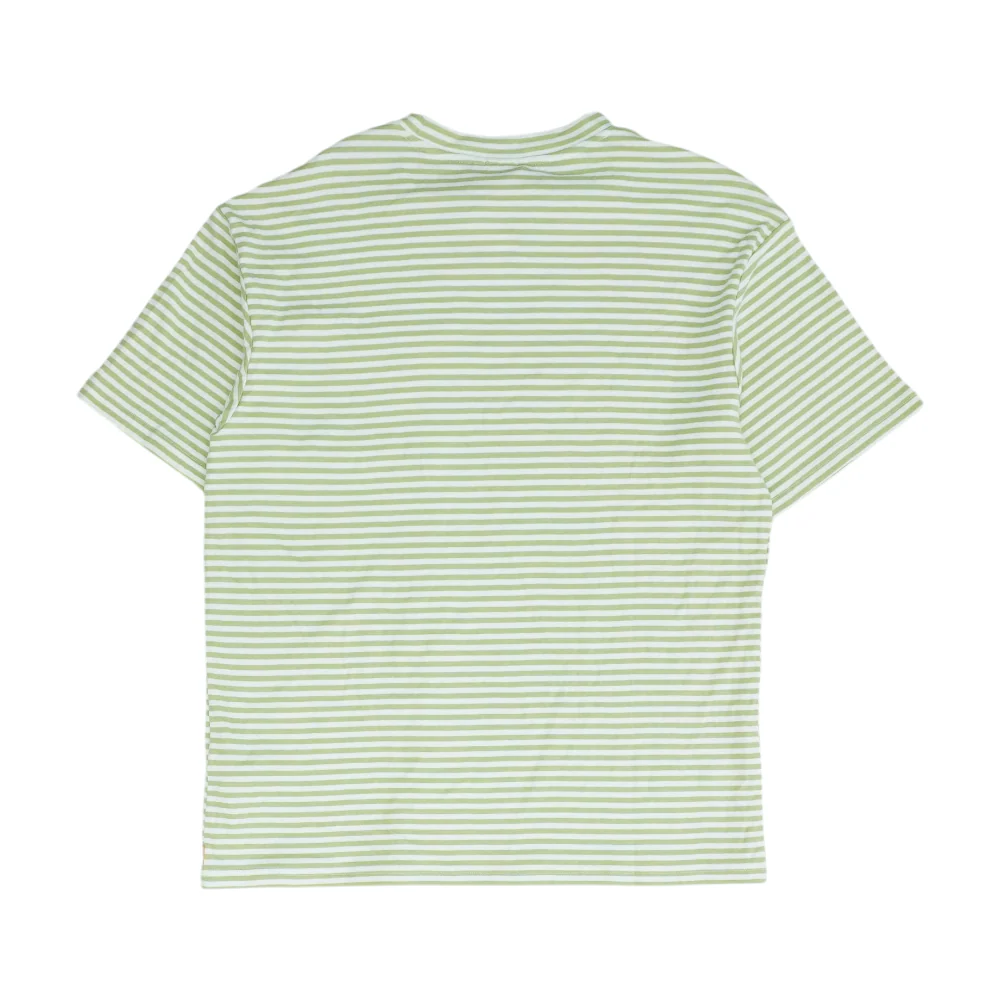 Green Striped T-Shirt - Image 2