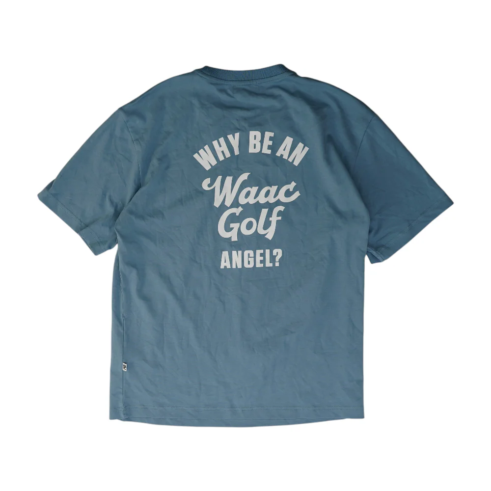Blue Solid T-Shirt - Image 2