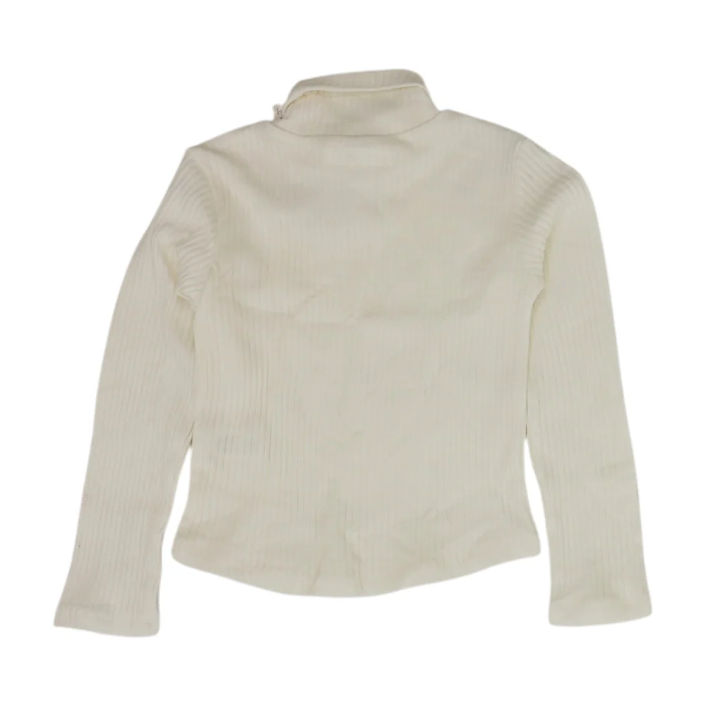 White Pullover Sweater - Image 2